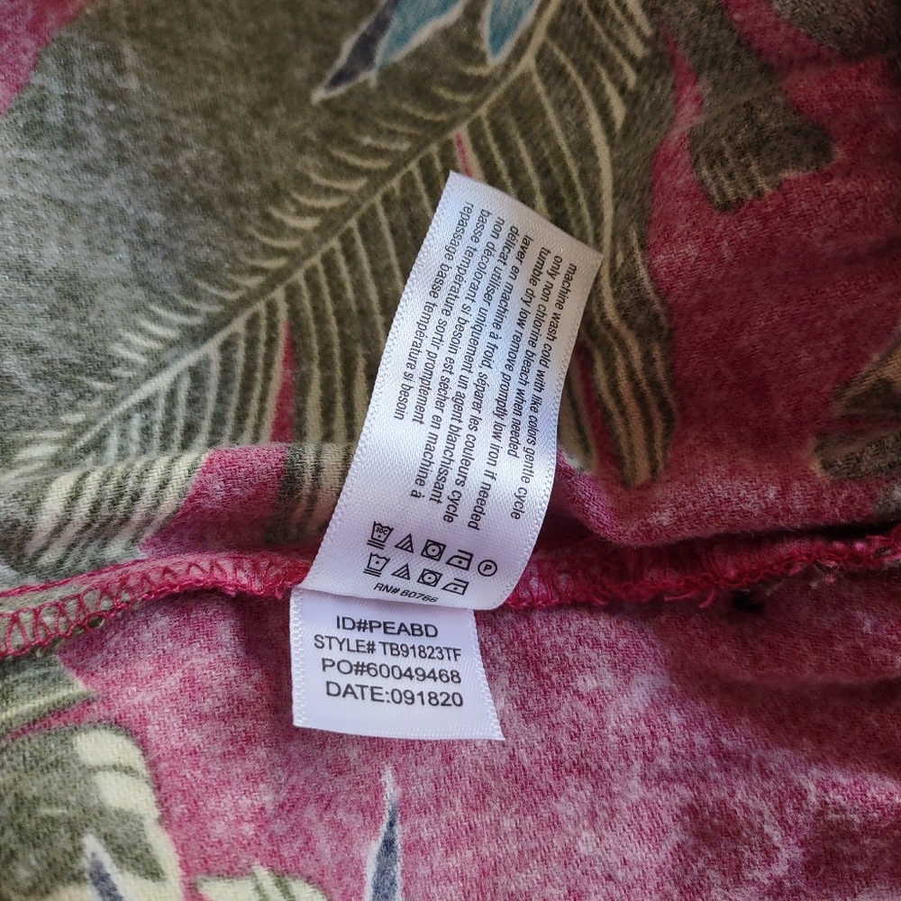 Tommy Bahama Tropical Print Men's Flannel Pajama Pants - Picture 10 of 13